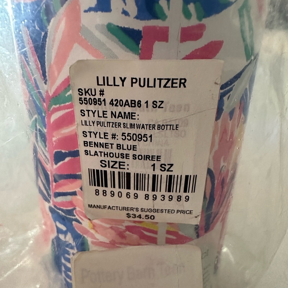 Lilly Pulitzer Vibrant Patterned Water Bottle